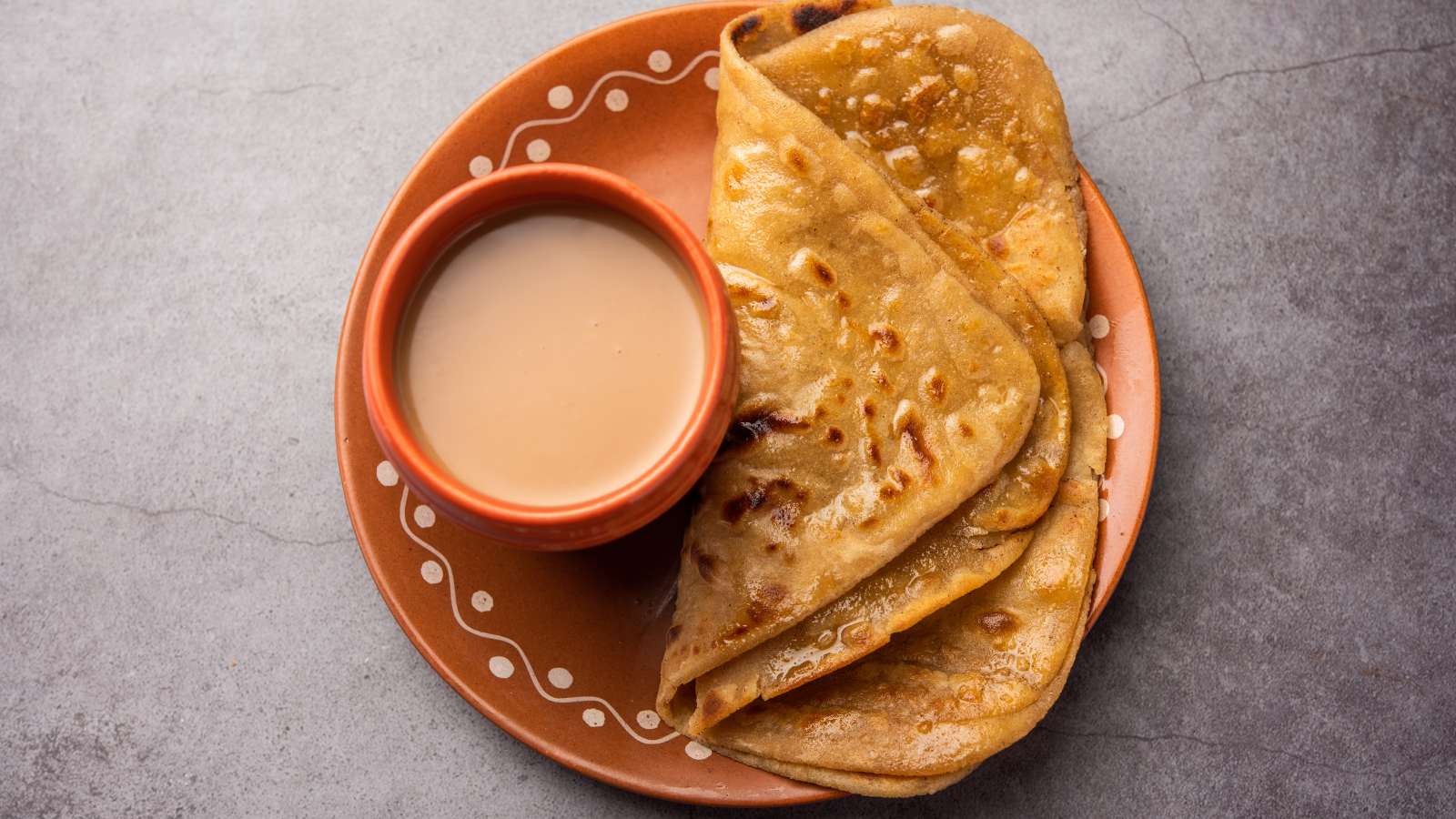 Is eating paratha with tea for breakfast healthy?